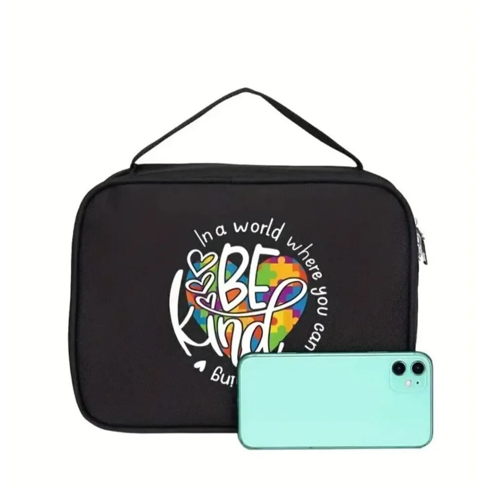 Ladies Black Be Kind Bible Case Book Cover - Picture 3 of 7